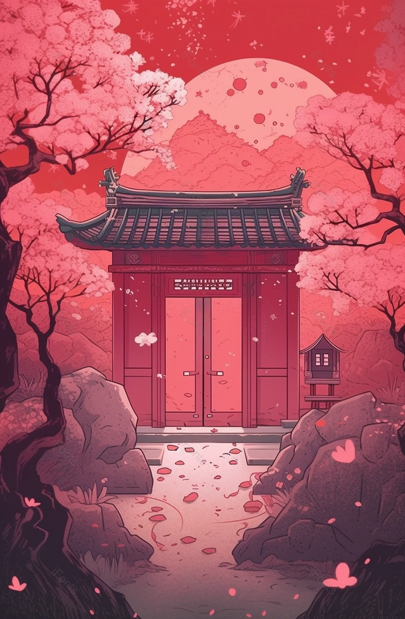 古宅谧静复古效果海报背景图,插画/手绘图,插画/手绘图库,插画/手绘图下载,插画/手绘